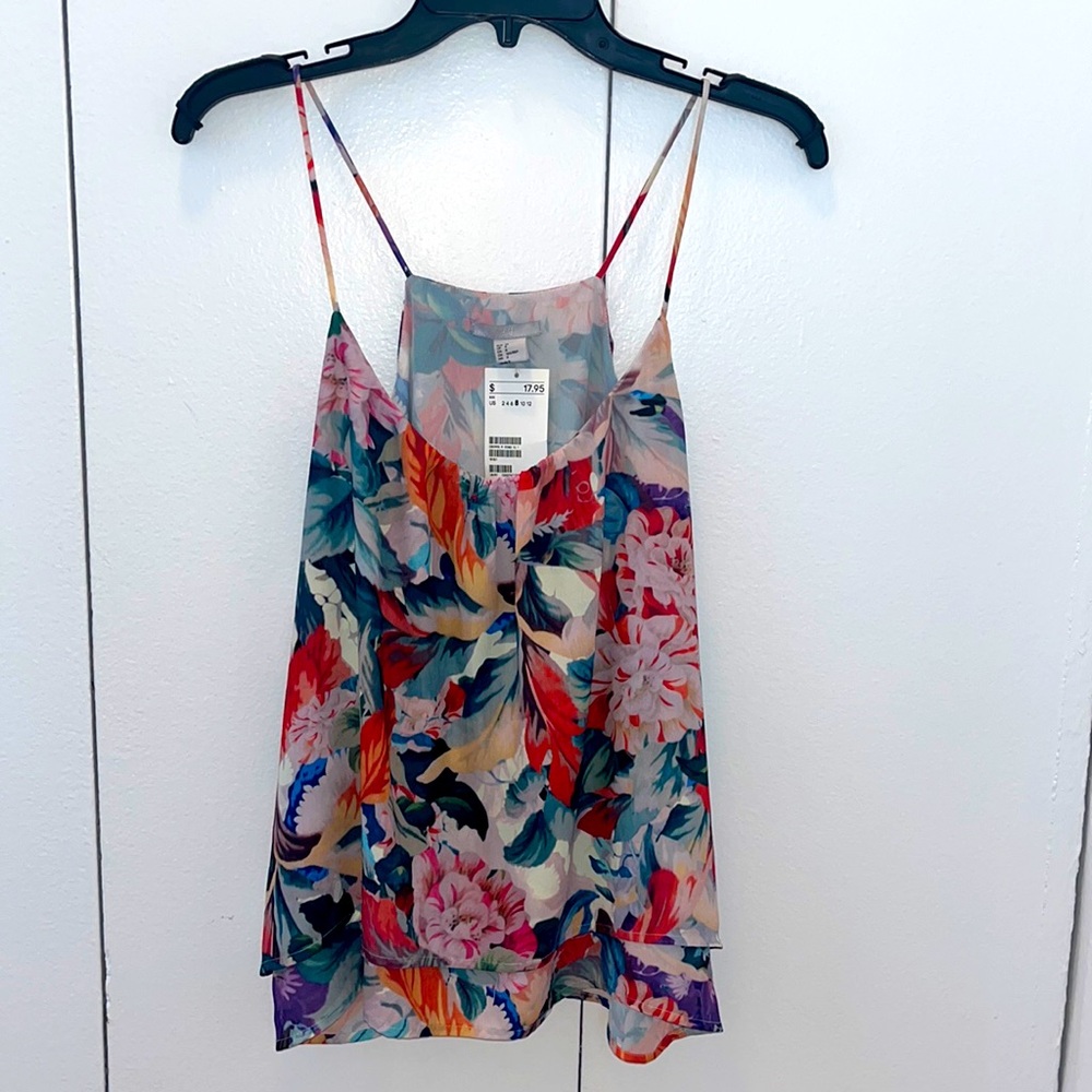 BNWT H&M floral tank top